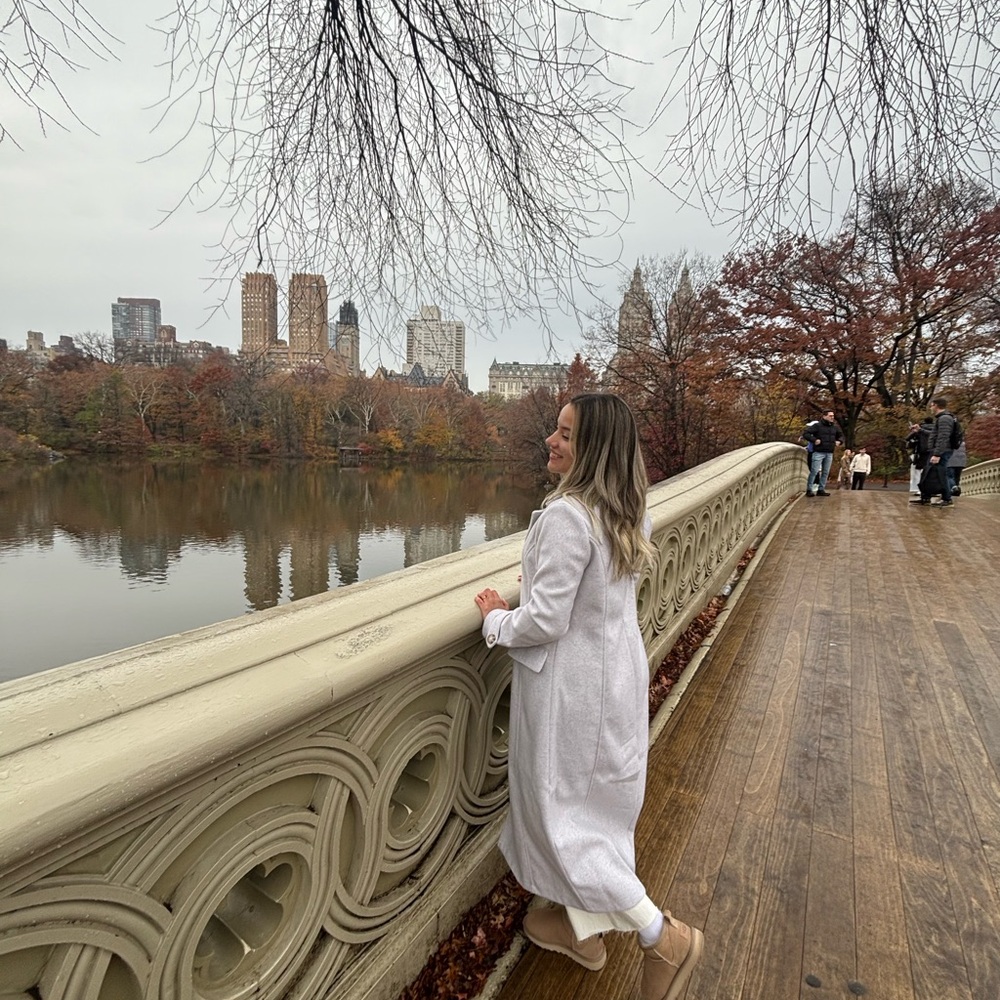 Elegant White Long Coat